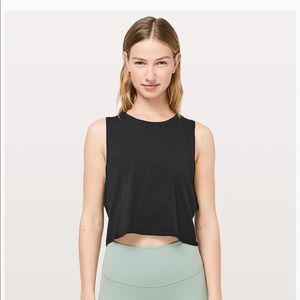 Lululemon Cut Back Crop Top